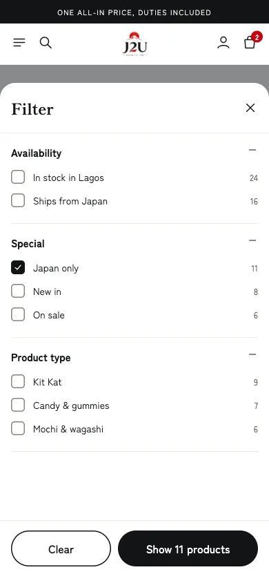 Phone filter sheet